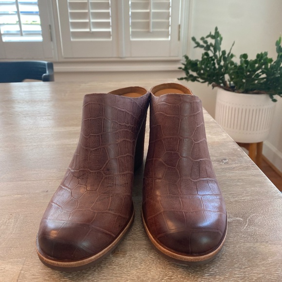 KORK-EASE Challis Heeled Mule with Sculpted Chunky Heel Sz 7.5 - Picture 8 of 8